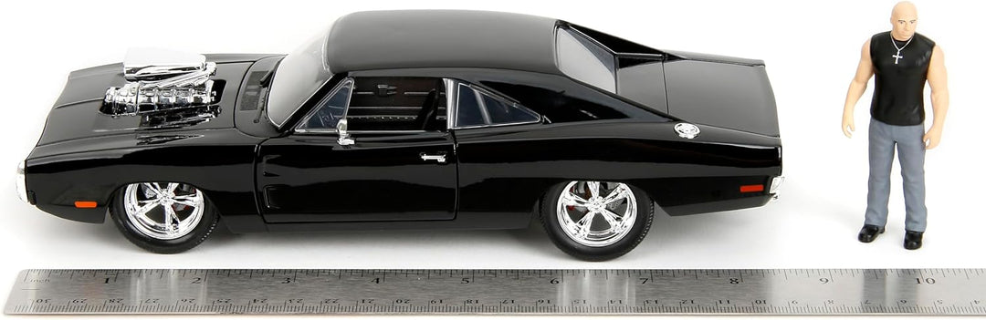 Jada JA30737 1:24 1970 Dodge Charger R/T mit Dominic Toretto Figur