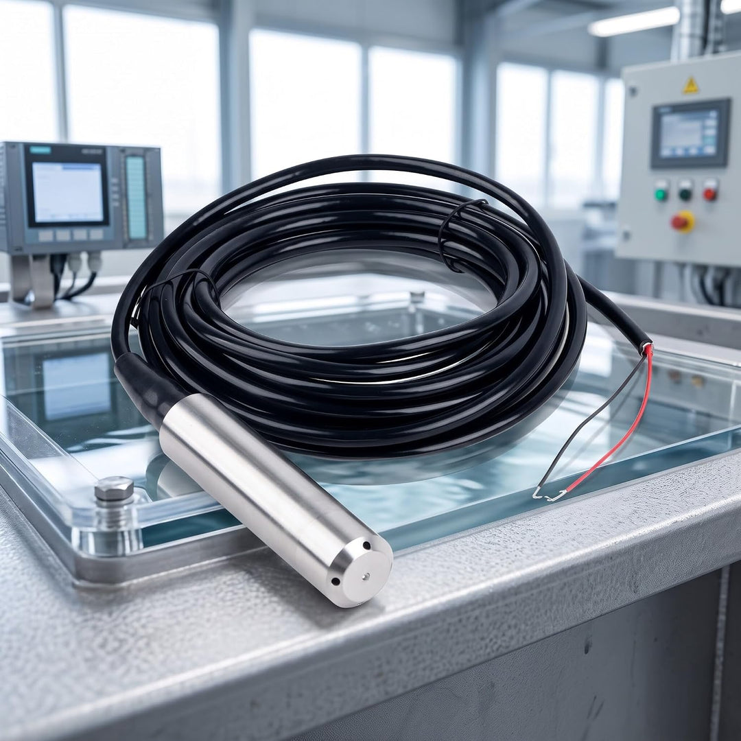 DC-24V 4-20mA Füllstandssensor Flüssiger Wasserspiegel Sensor Einwurf-Art Entdeckung von 0-5m