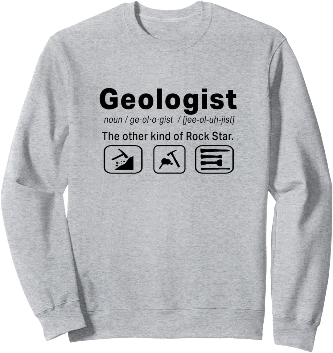 Best Lukomische Geologe Definition Funny Rock Geschenk Sweatshirt