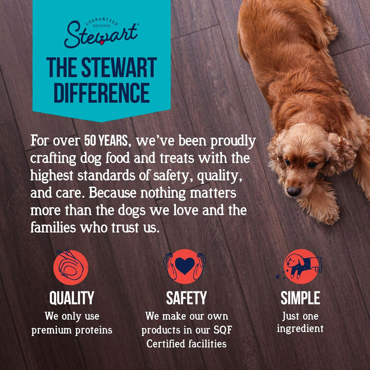 Stewart Gefriergetrocknete Hundeleckerlis, Rindleber, gesund, natürlich, einzelner Inhaltsstoff, get