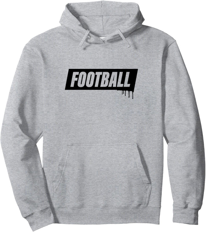 Pick Six Striking Black Pullover Hoodie