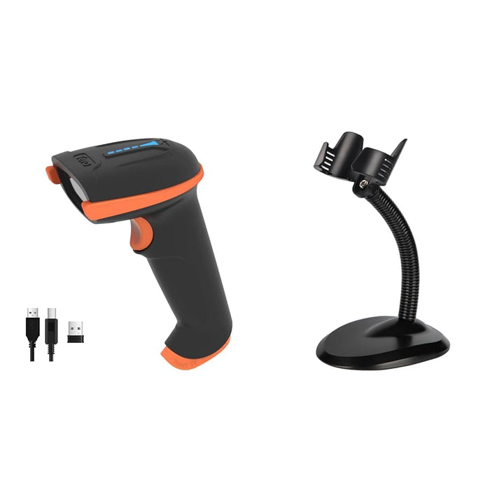 Tera Barcode Scanner 1D 2D QR Wireless Kabellos 2,4 GHz + Wired USB 2,0 &amp; Universale Barcode-Scanner