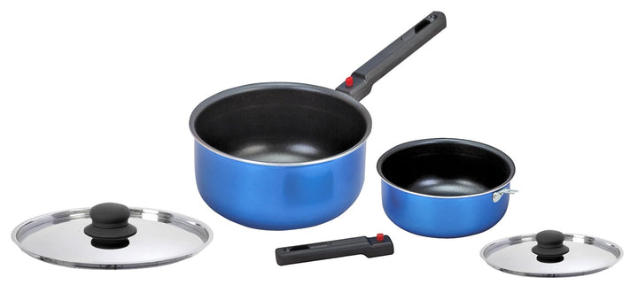 BRUNNER Campingartikel Set Kochen Pfannen Skipper 6 PCS