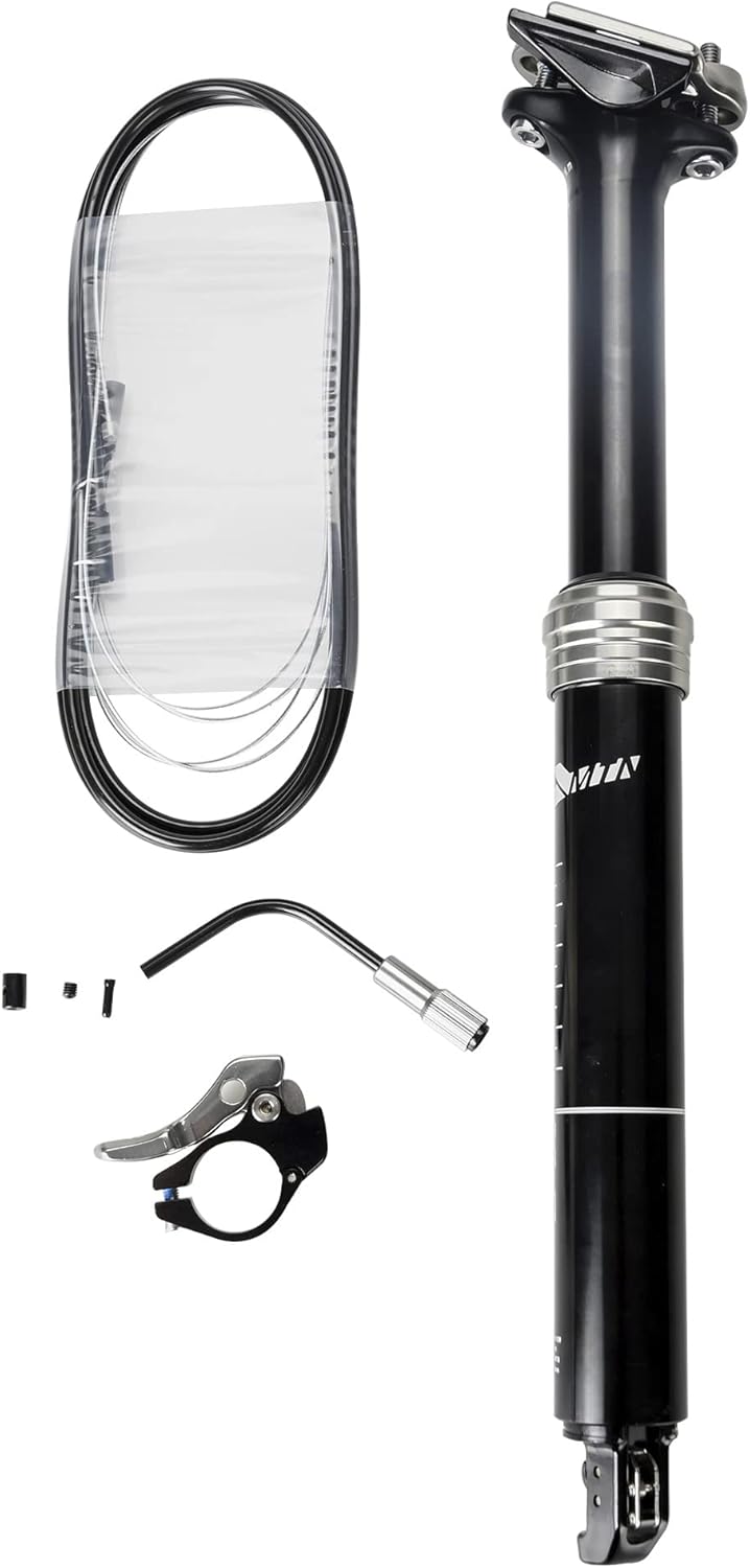 XLC All MTN Teleskop-Sattelstütze SP T11 ICR Remote Schwarz 328 mm, Schwarz 328 mm