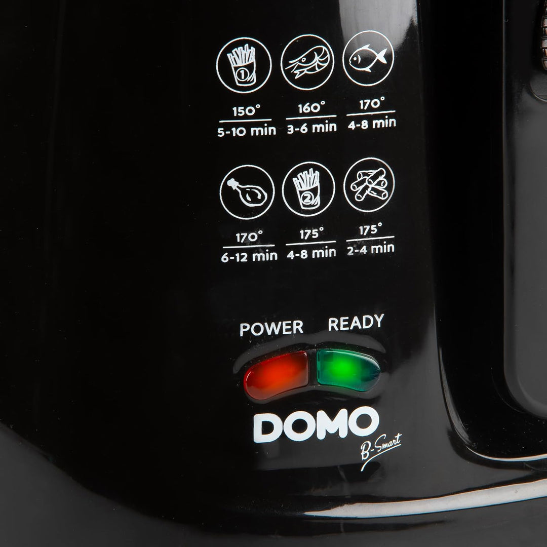 Domo Fritteuse B-Smart DO461FR, Schwarz, 2,5 Liter