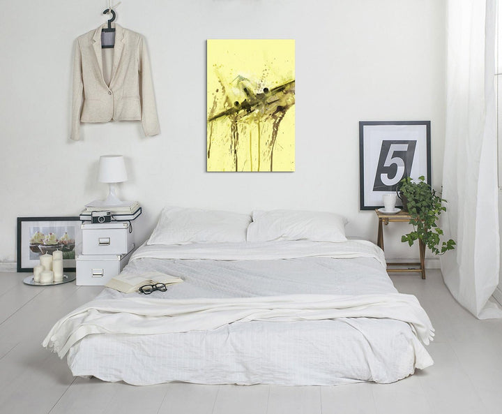Boing_90x60cm Splash Art Paul Sinus Aquarell, Gemälde, Kunstbild auf Leinwand