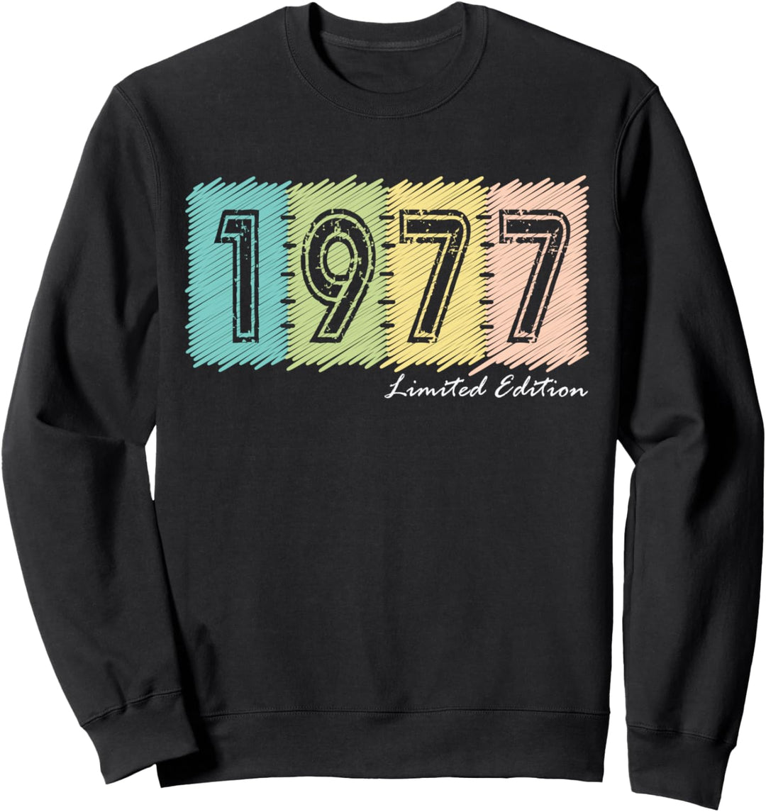 47. Geburtstag Mann Frau 47 Jahre 1977 Deko Lustig Geschenk Sweatshirt