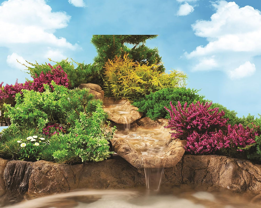 Bachlauf Wasserfall Gartenteich Bachlaufschalen Set, 135 x 50cm, Gr. S