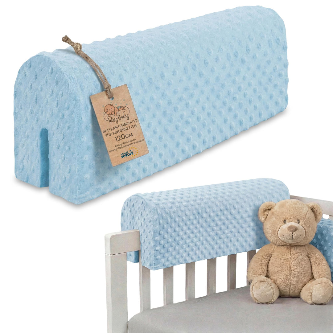 Bettkantenschutz für Kinderbetten 120 cm - Schutz für Bettrahmen Baby Bett rausfallschutz für boxspr