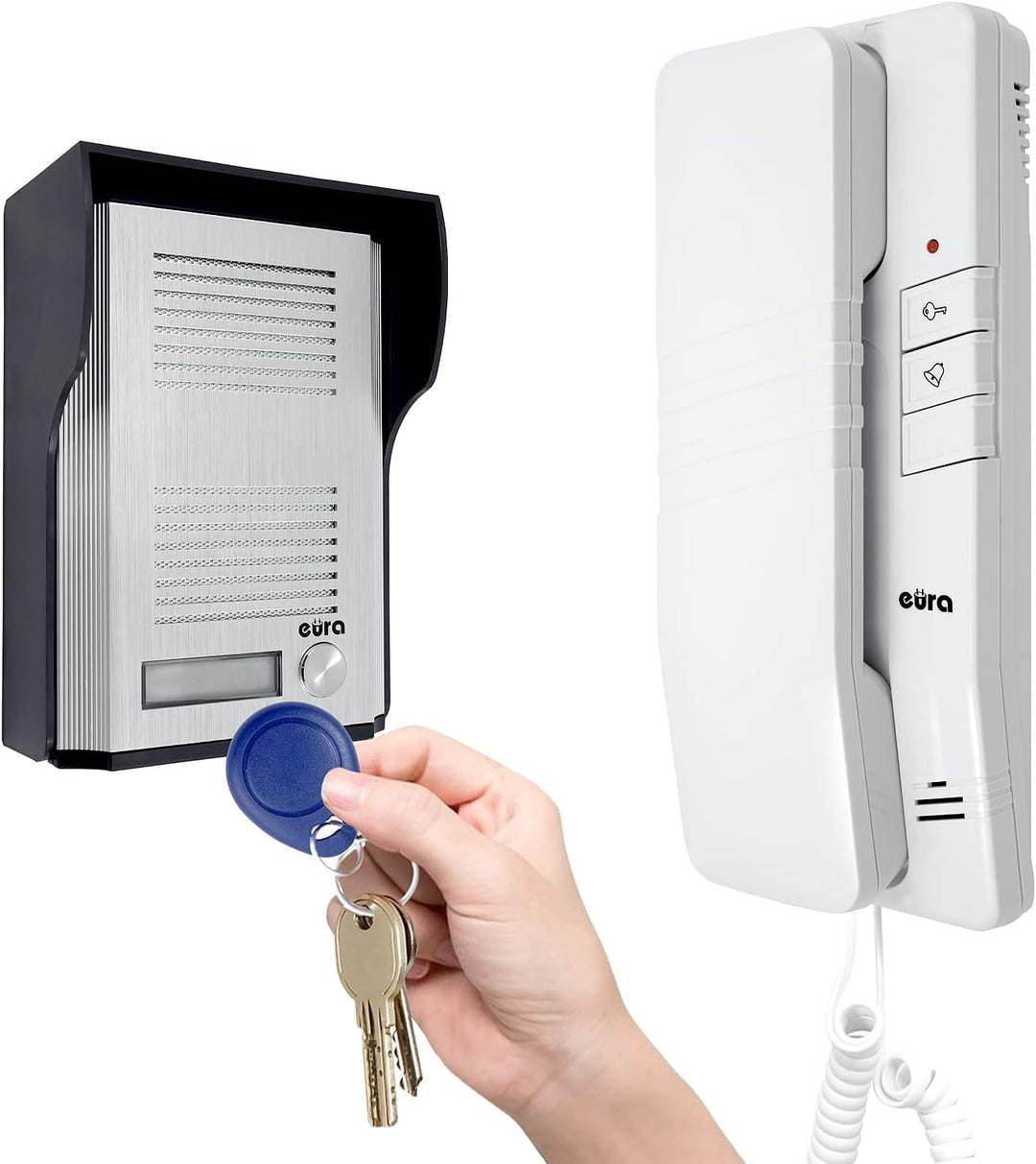 Türsprechanlage Gegensprechanlage Eura Adp-41A3 Remoto, RFID