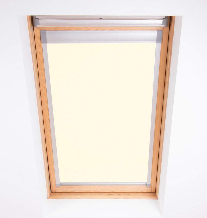 Bloc Skylight Rollo für Velux Dachfenster Blockout, cremefarben, C02 C02 Für Velux Dachfenster Cream