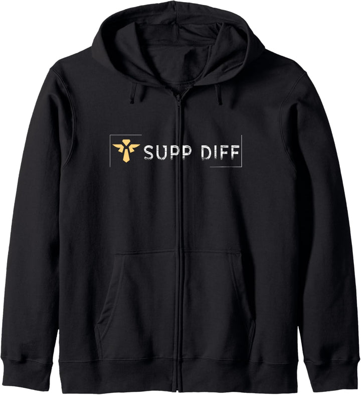 supp diff Tilter tilted gaming Kapuzenjacke