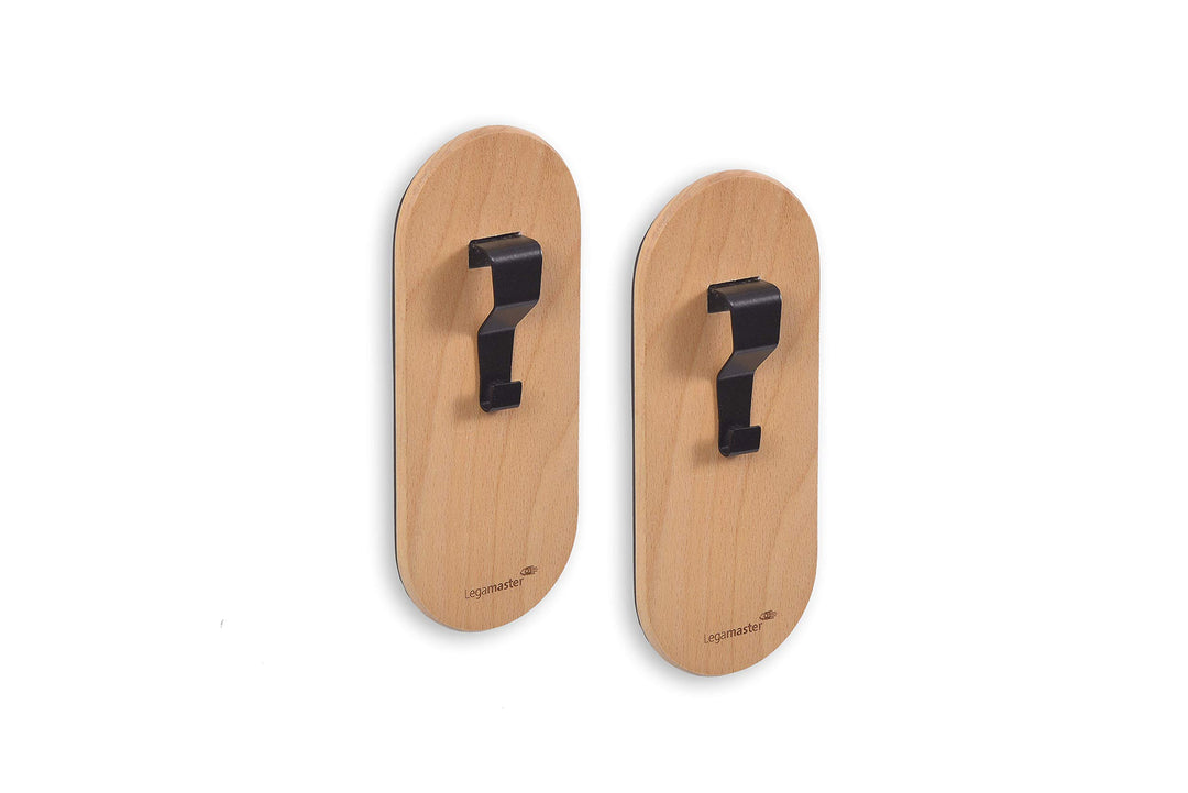 Legamaster 7-122825 WOODEN magnetischer Haken für Flipchartblöcke, 2 Stk.