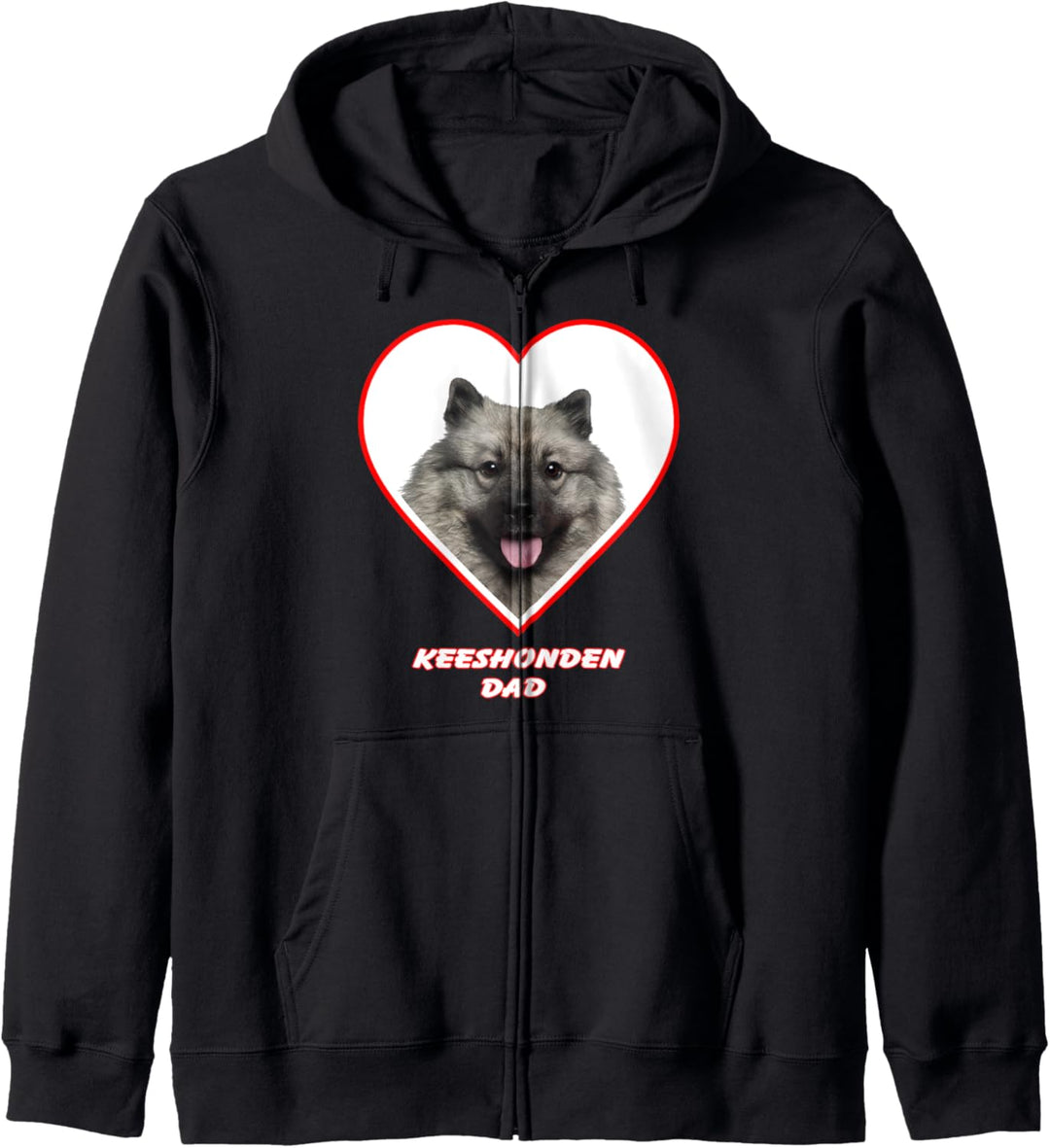 Keeshonden Dog Dad Kapuzenjacke