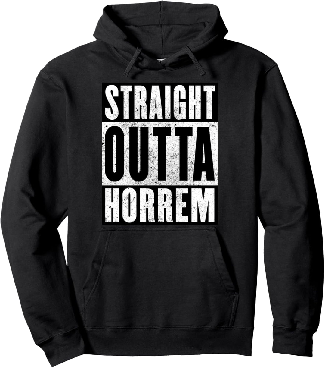 Straight Outta Horrem Rheinland Design Pullover Hoodie