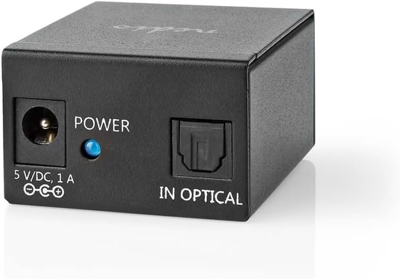 Nedis TosLink-Splitter | 2-Weg | Anschlüsse – Eingang: TosLink Buchse | Anschlüsse – Ausgang: 2X Tos