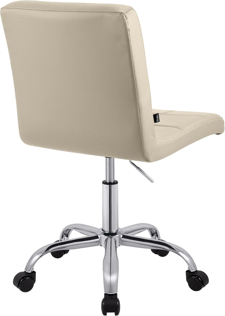 CLP Arbeitshocker höhenverstellbar mit Lehne und Rollen Darfield, Arbeitsstuhl ergonomisch 360° dreh