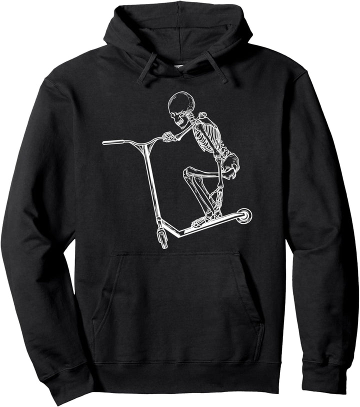 Stunt Scooter Roller Skelett Tretroller Jungen &amp; Kinder Pullover Hoodie
