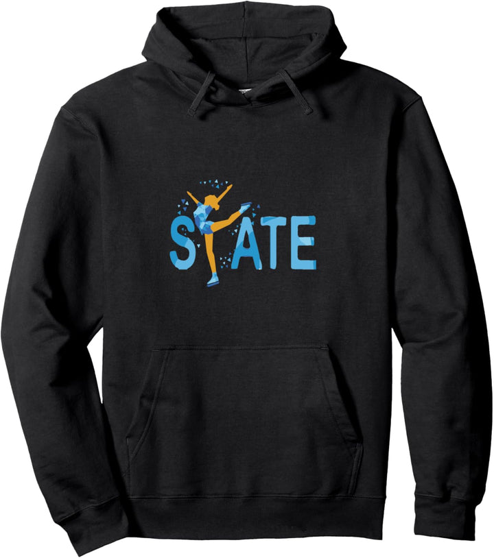 Cute Iceskating SKATE Amazing Competition Ice-Skating Pullover Hoodie