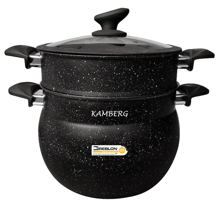 KAMBERG 0008230 Couscous-Topf, Aluminium