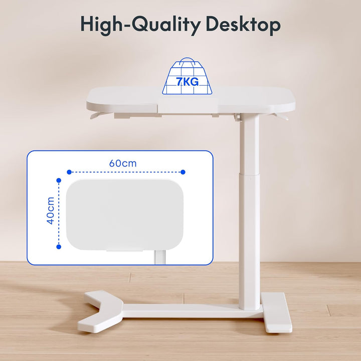FLEXISPOT Beistelltisch H5 - Flexibler Laptoptisch und Betttisch mit neigbarer Tischplatte, höhenver