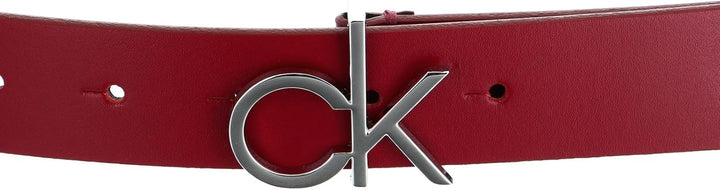 Calvin Klein Logo Belt W90 Red Currant