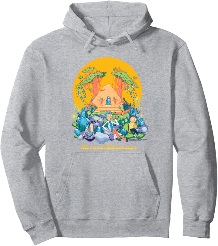 Rick and Morty Rest and Ricklaxation Pullover Hoodie