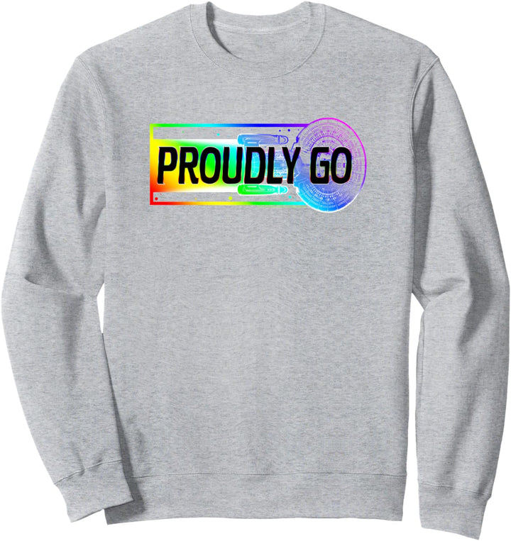 Star Trek: The Next Generation Proudly Go Rainbow Ship Sweatshirt