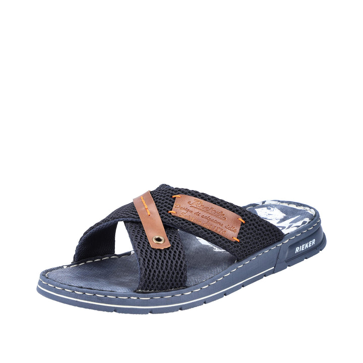 Rieker Herren 21239 Pantolette 44 EU Blau, 44 EU Blau