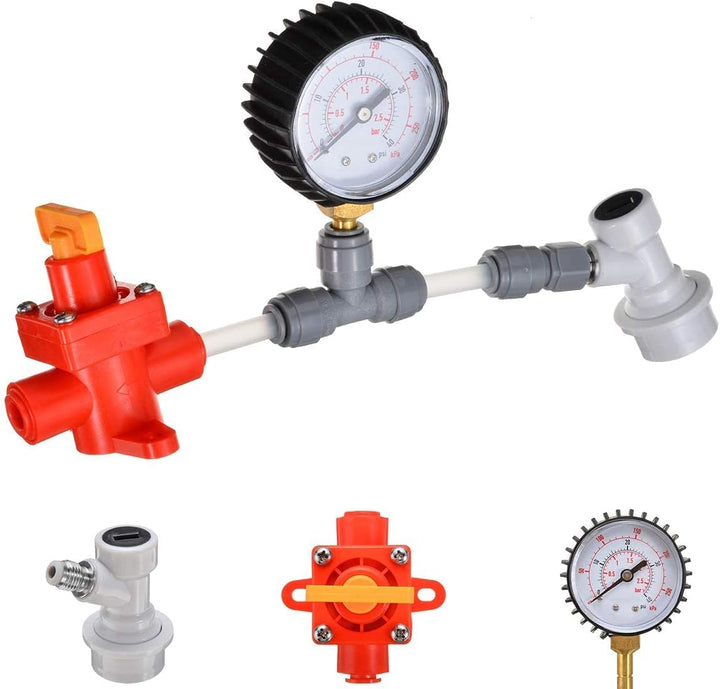 Semfeil Brew BlowTie Membran Ball Lock Bier Spunding Valve Complete Kit for Home Brewing beer corny