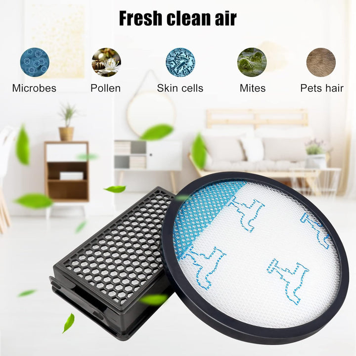 Odashen 4x Hepa Staubsaugerfilter-Set für Rowenta Compact Power XXL RO4825EA RO4871EA RO4855EA RO488
