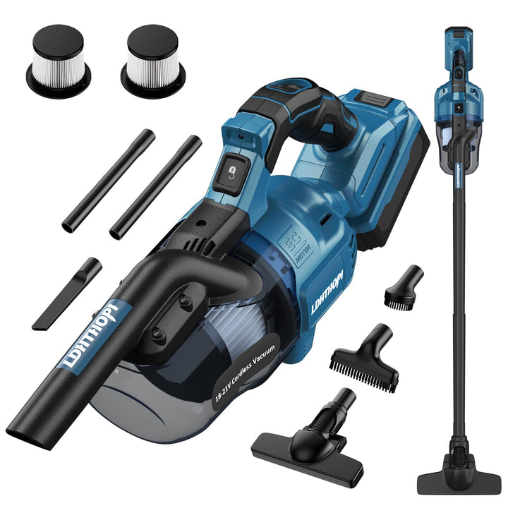 LDHTHOPI Akku Staubsauger für Makita 18V,20000 Pa Starke Saugleistung,1,28 kg Leichter Staubsauger m