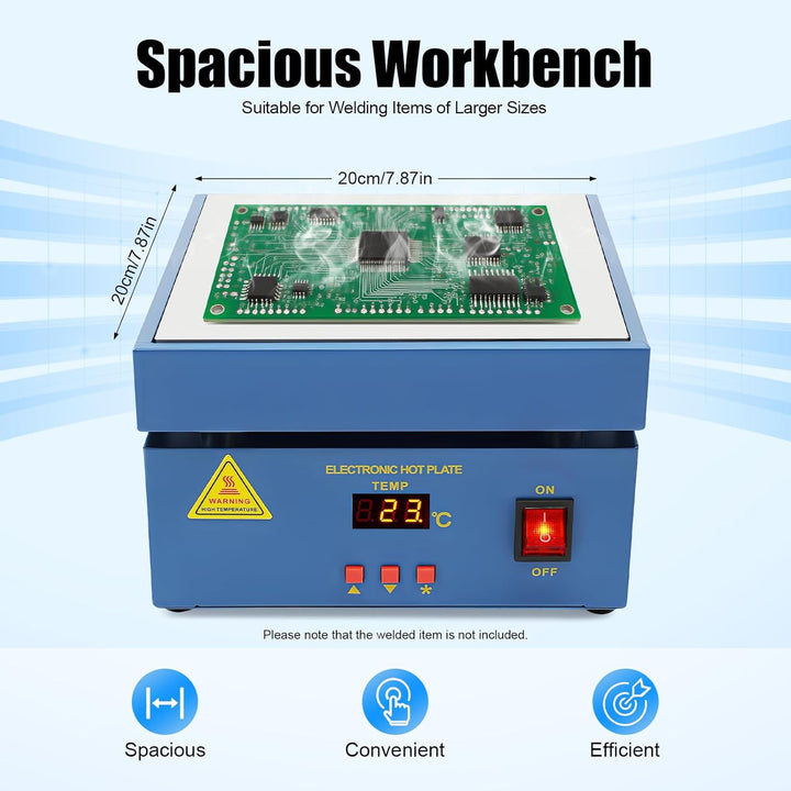 PCB Heizstation 800W Digital LCD Elektrische Heizplatte Vorwärmstation, Lötstation Heizplatte, Löt-H