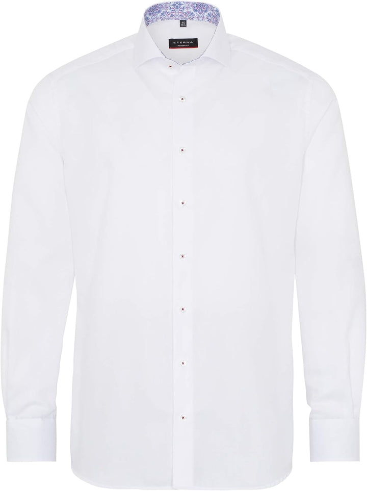 eterna Langarm Hemd Modern Fit Struktur strukturiert