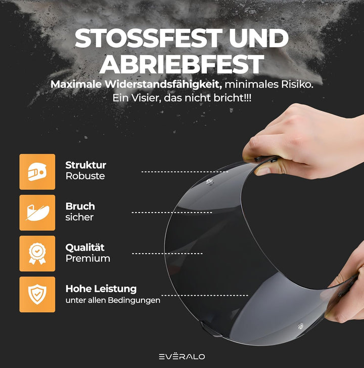 kompatibel mit Visier Hjc RPHA 1 - RPHA 1 V2 CARBON - HJ35 (Transparent), Transparent