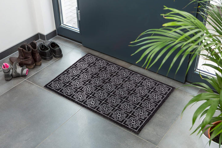 Astra rutschfeste Sauberlaufmatte innen - Fliesen 50 x 70 cm - Wohnraum Fussmatte Design - Extrem sa