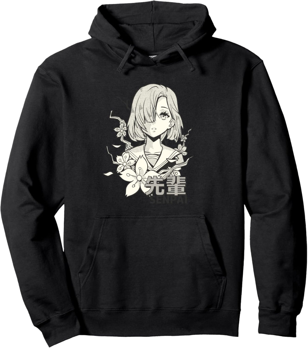 Weibliche Anime-Figur - Japanischer Manga Pullover Hoodie