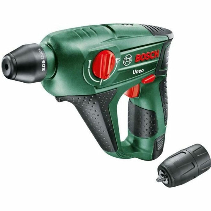 Bosch Akku Bohrhammer Uneo (1 Akku, 12 Volt System, Max. Bohr-Ø in Beton 10 mm, im Koffer) Set | 1 A