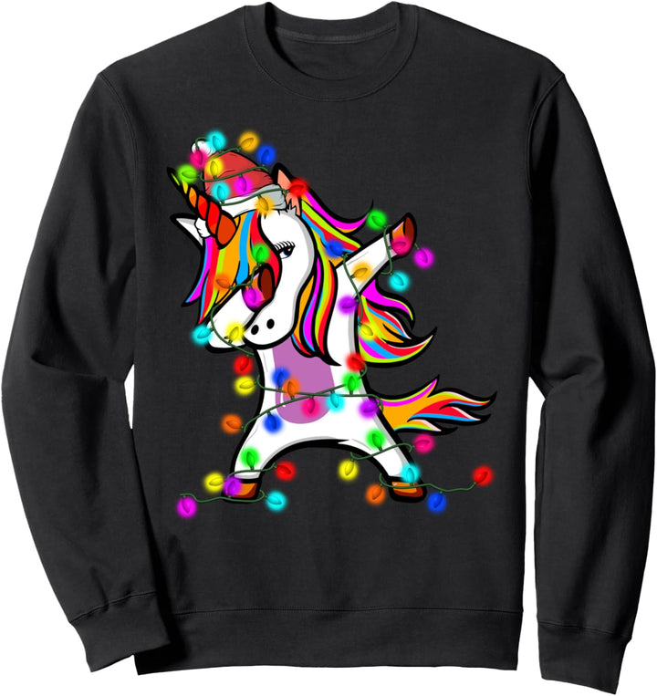 Funny Dabbing Einhorn - Lustige Geschenke zu Weihnachten Sweatshirt