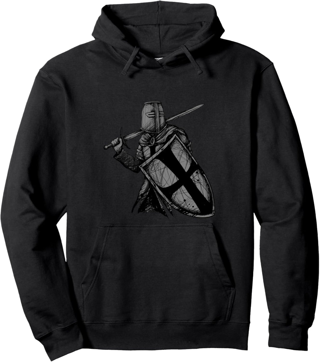 Dunkle Ritter Templar Geschenk Ritter Templer Pullover Hoodie
