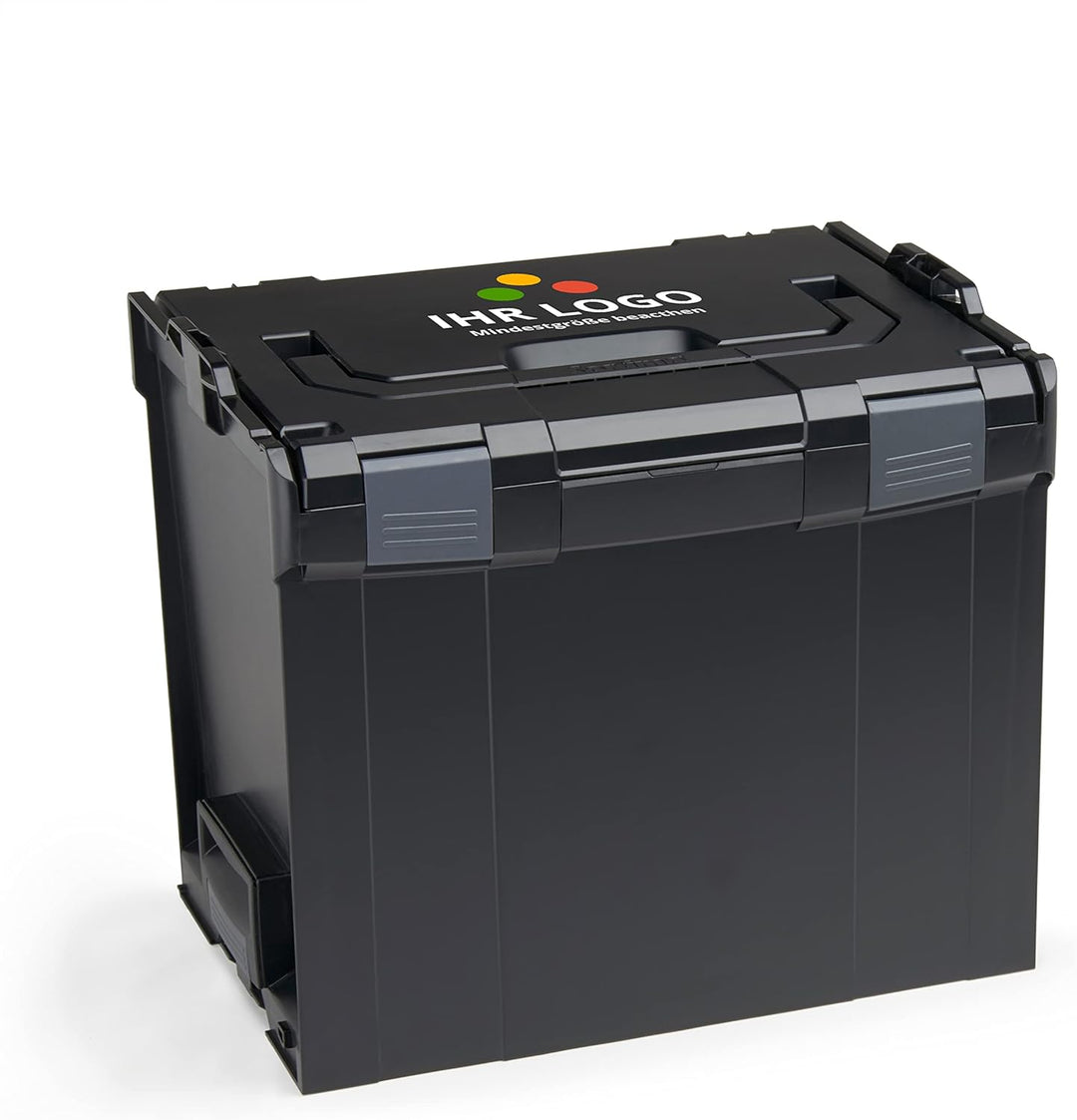 L-BOXX Sortimo L-Boxx Schwarz Werkzeugkoffer Set anpassbar mit Ihrem Logo | LBOXX 102 LBOXX 136 LBOX