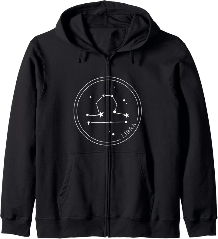 Waage Sternzeichen-Geschenk Astrologie Sternbild Horoskop Kapuzenjacke
