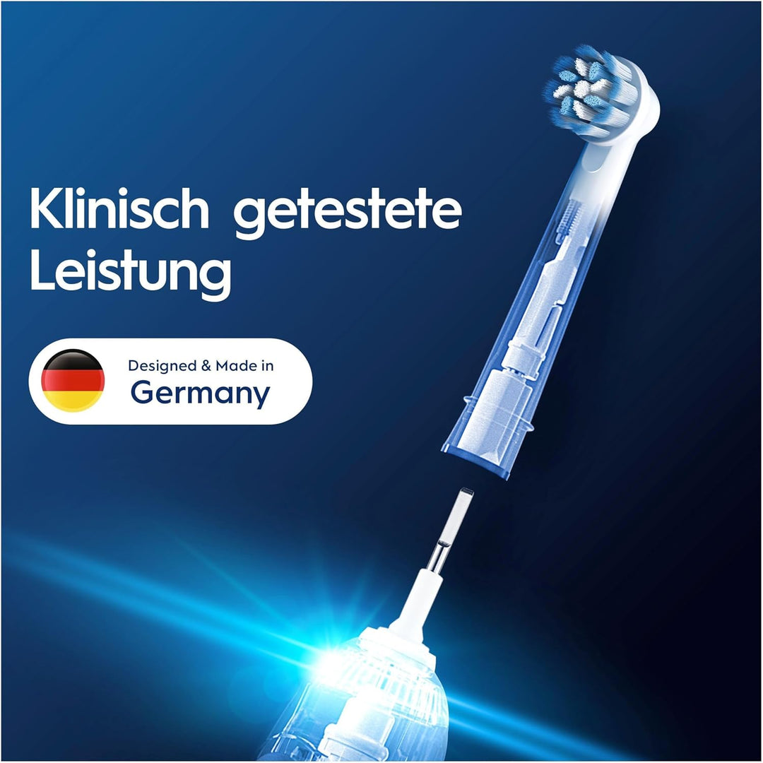 Oral-B Pro Sensitive Clean Aufsteckbürsten für elektrische Zahnbürste, 6 Stück, sanfte Zahnreinigung