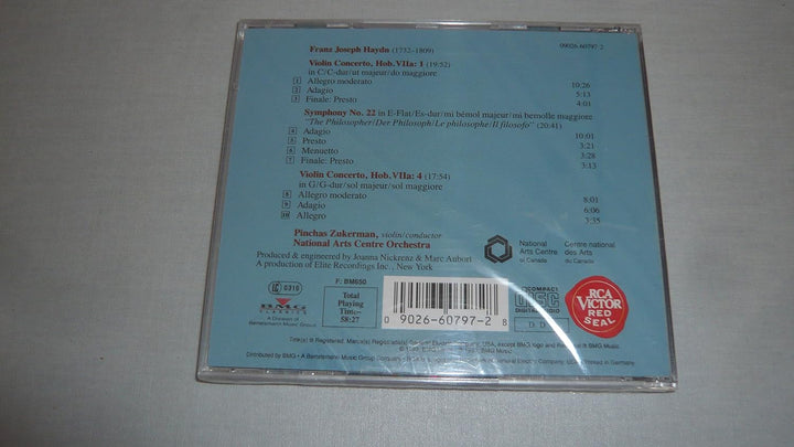 Violinkonzert 1+4/Sinfonie 22, Audio-CD