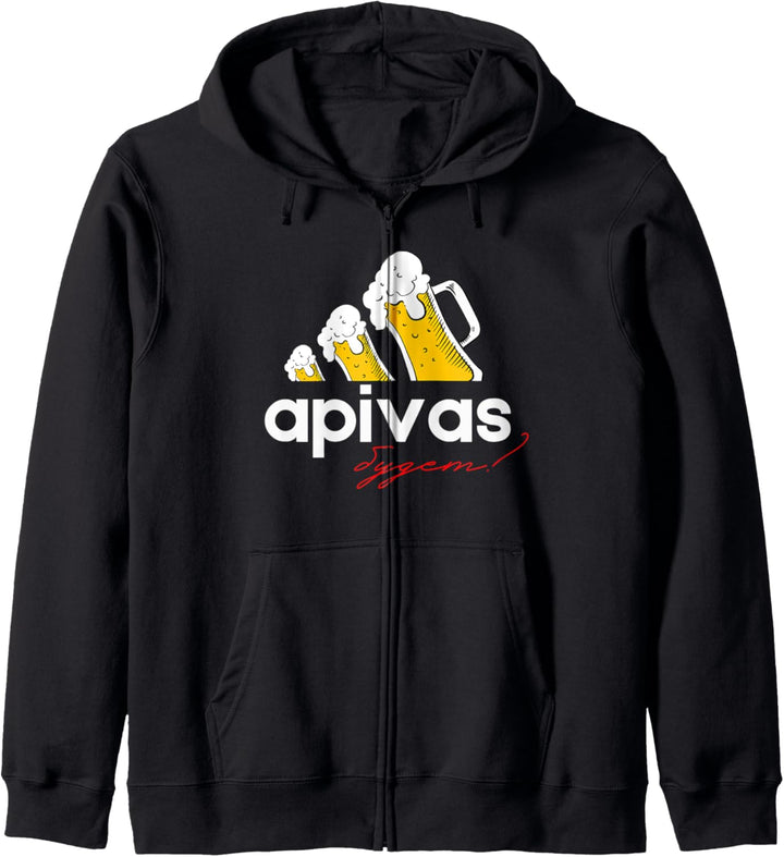 APIVAS Budet ? Lustiges Russisch Kapuzenjacke