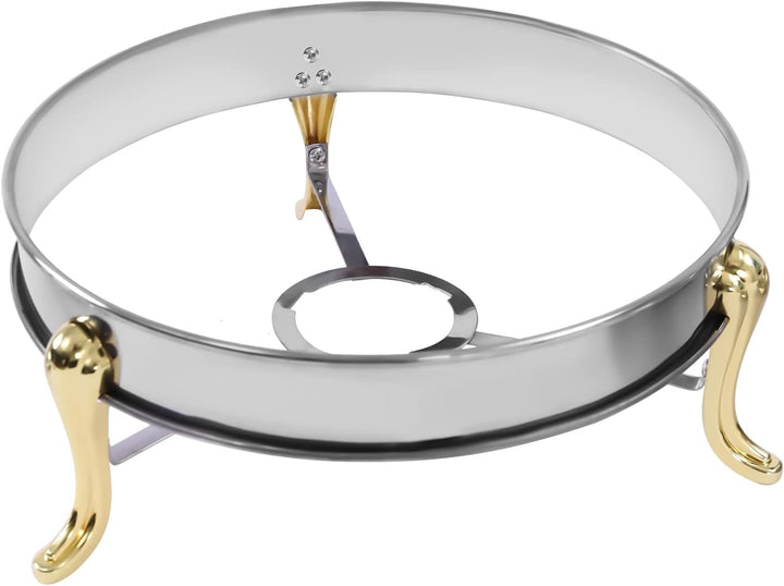 3 L Chafing Dish, Edelstahl Speisewärmer mit Deckel Kraftstoffhalter für Hotels Buffets Restaurants