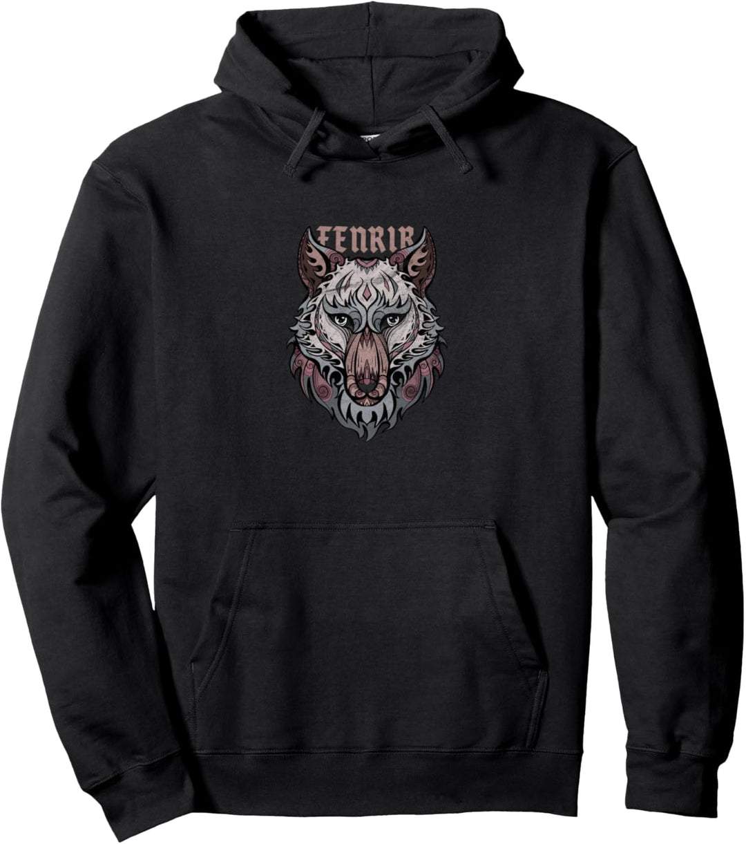 Fenrir Odins Wolf Norse Mythology Viking Walhalla Wotan Pullover Hoodie