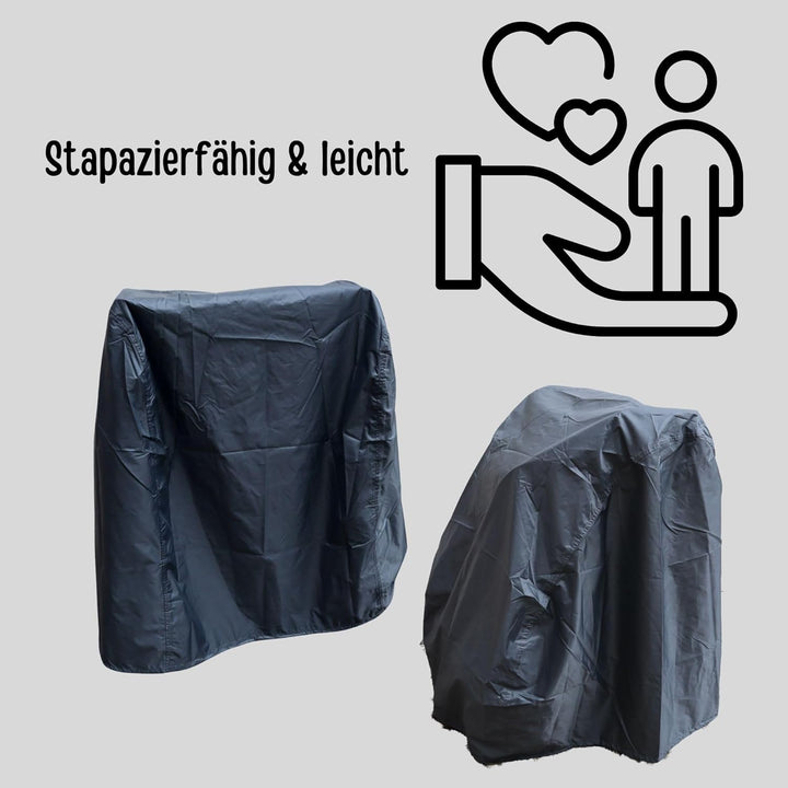 MPB Pieper PREMIUM ROLLATOR GARAGE MIT GEWICHTSBAND + Olanmarp Klettband mit Streifen - Ultimativer