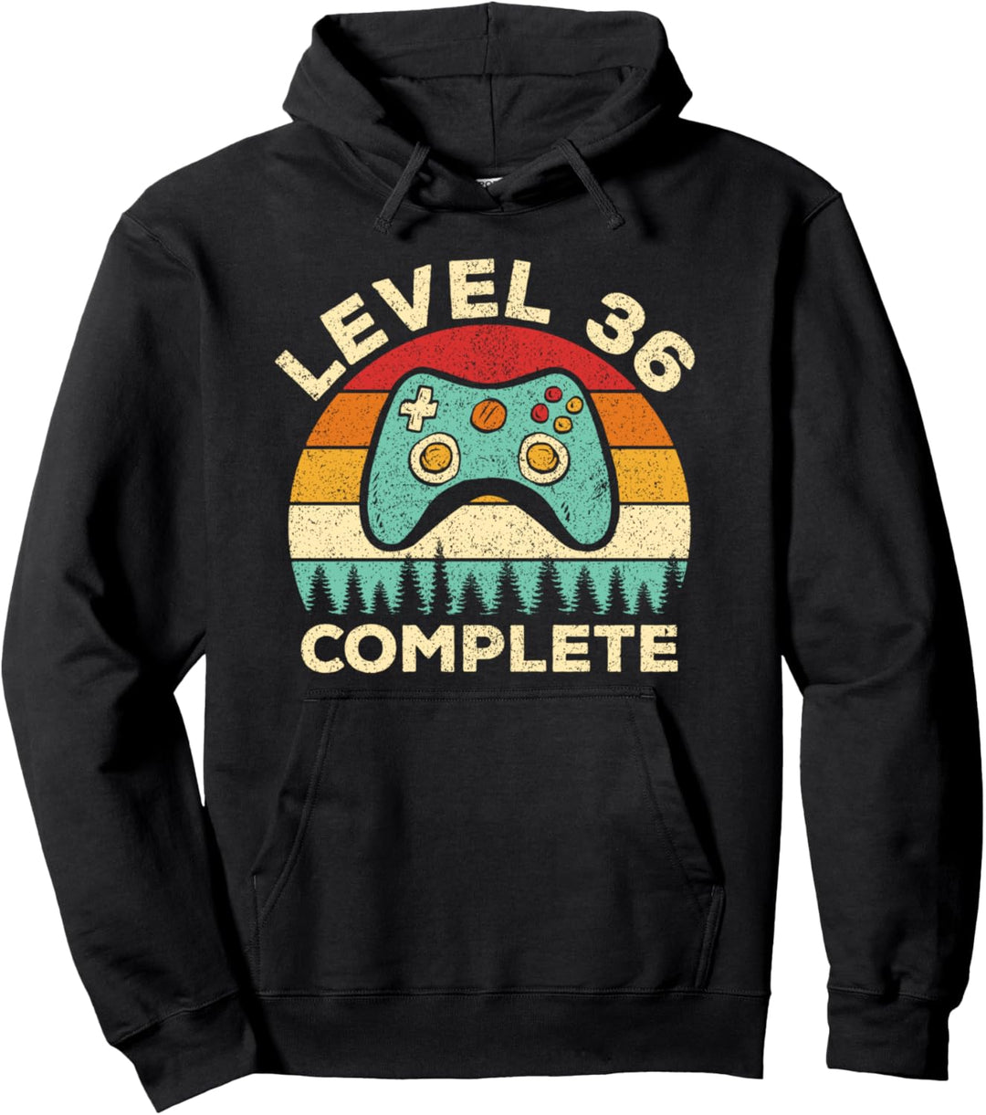 36. Geburtstag Level 36 Gamer 36 Jahre altes Geschenk Pullover Hoodie