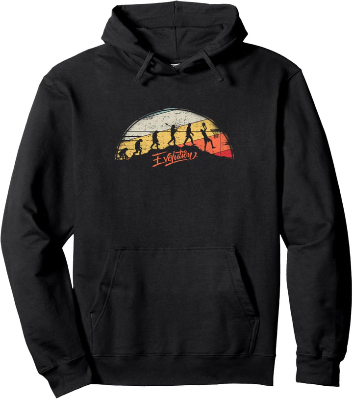 Retro Evolution Basketball Spieler Basketball Fans Pullover Hoodie